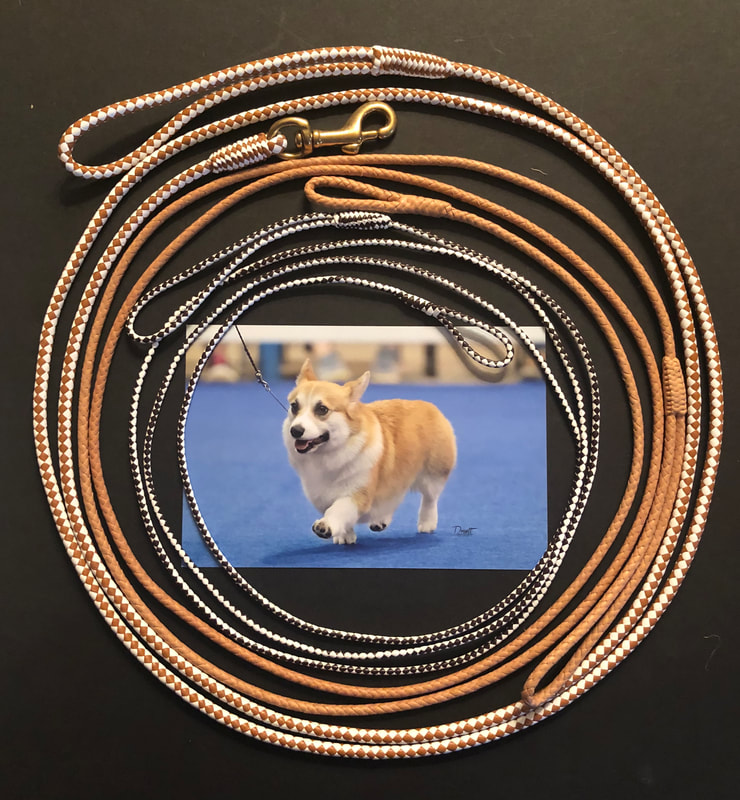 Alvalley Hand Braided Leather Loop Lead